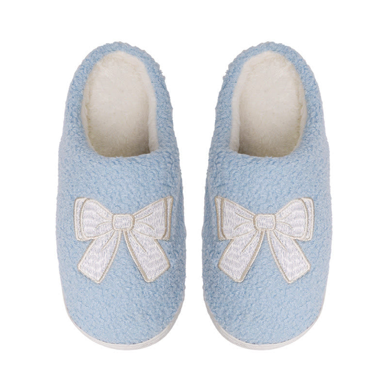 Chaussons bleus à nœud grande taille - Bleu - EU44-45(US10-11) - image 5