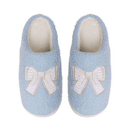 Chaussons bleus à nœud grande taille - Bleu - EU44-45(US10-11) - image 5