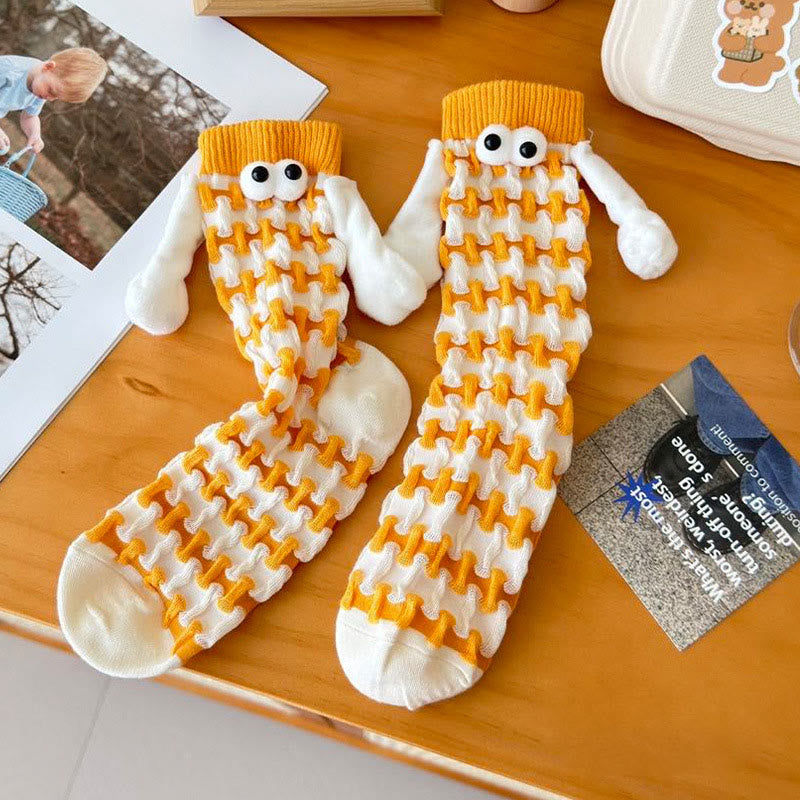 Chaussettes Dopamine Main dans la Main (5 paires) - Jaune - EU36-42(US3-8.5) - image 9