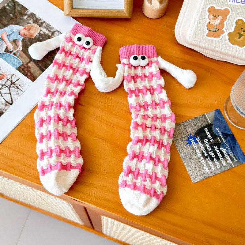 Chaussettes Dopamine Main dans la Main Grande Taille (5 paires) - Rose - EU36-42(US3-8.5) - image 8