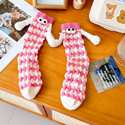 Chaussettes Dopamine Main dans la Main Grande Taille (5 paires) - Rose - EU36-42(US3-8.5) - image 8