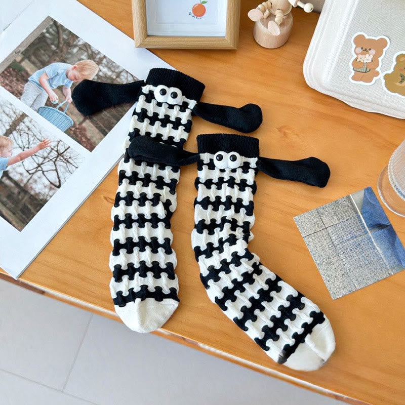 Chaussettes Dopamine Main dans la Main Grande Taille (5 paires) - Noir - EU36-42(US3-8.5) - image 6