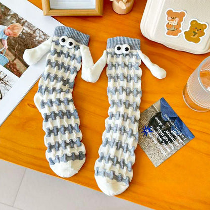 Chaussettes Dopamine Main dans la Main Grande Taille (5 paires) - Gris - EU36-42(US3-8.5) - image 10
