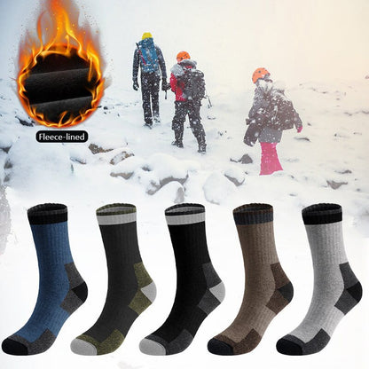 Chaussettes d'hiver en laine grande taille (5 paires) - image 3