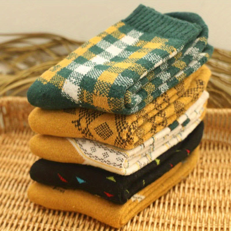 Chaussettes rétro Diamond Quarter (5 paires) - image 1