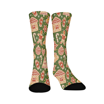 Chaussettes de Noël mignonnes grande taille - Vert - EU37-44 (US4-10) - image 3