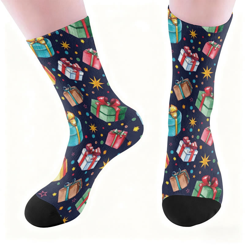 Chaussettes courtes dans une boîte cadeau de Noël - image 2