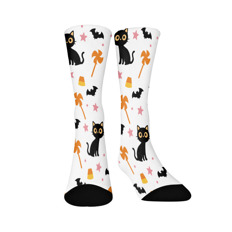 Chaussettes courtes chauve-souris - Blanc - EU37-44 (US4-10) - image 3