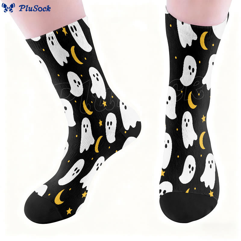Chaussettes quart de fantôme grande taille - image 1