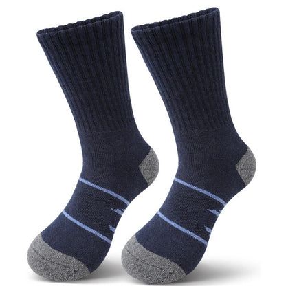 Chaussettes courtes grande taille (4 paires) - Bleu marine - EU36-42(US3-8.5) - image 4