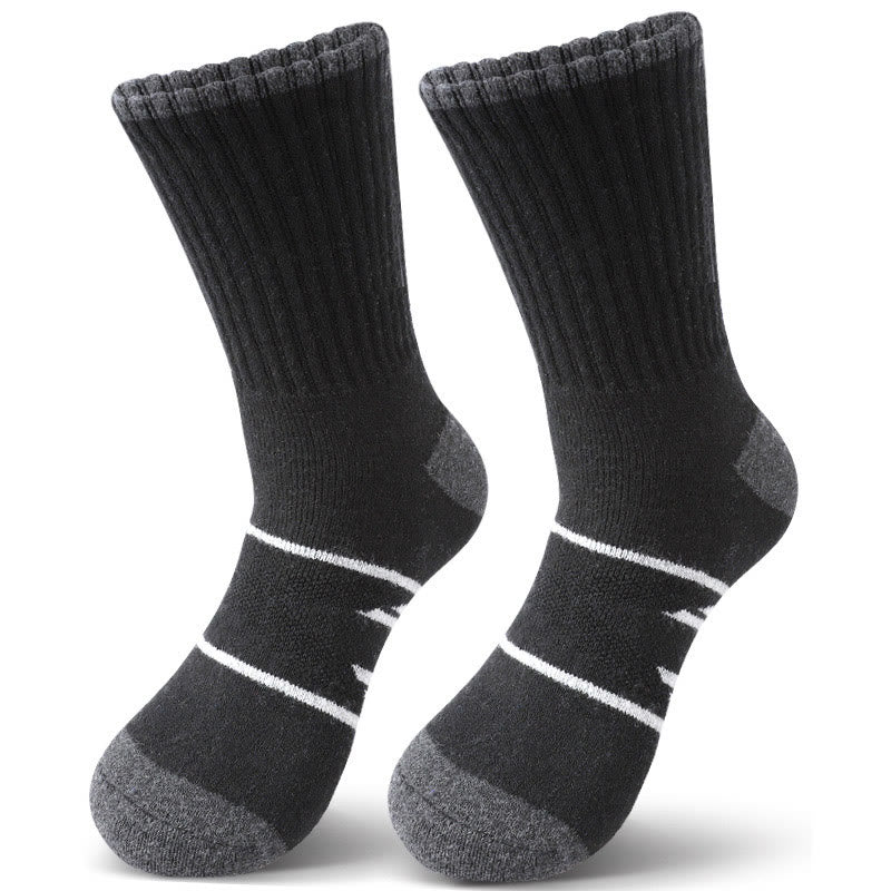 Chaussettes courtes grande taille (4 paires) - Noir - EU36-42(US3-8.5) - image 6