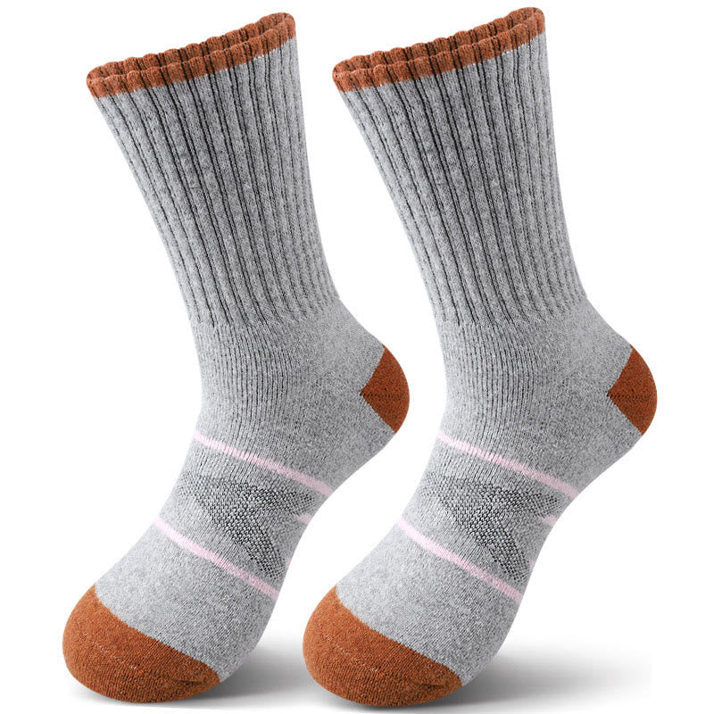 Chaussettes courtes grande taille (4 paires) - Gris clair - EU36-42(US3-8.5) - image 5