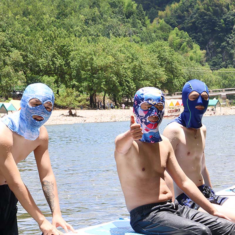 Masque facial intégral respirant de protection solaire - image 4