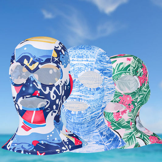 Masque facial intégral respirant de protection solaire - image 0