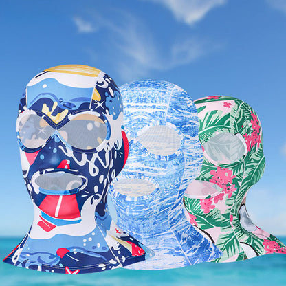 Masque facial intégral respirant de protection solaire - image 0