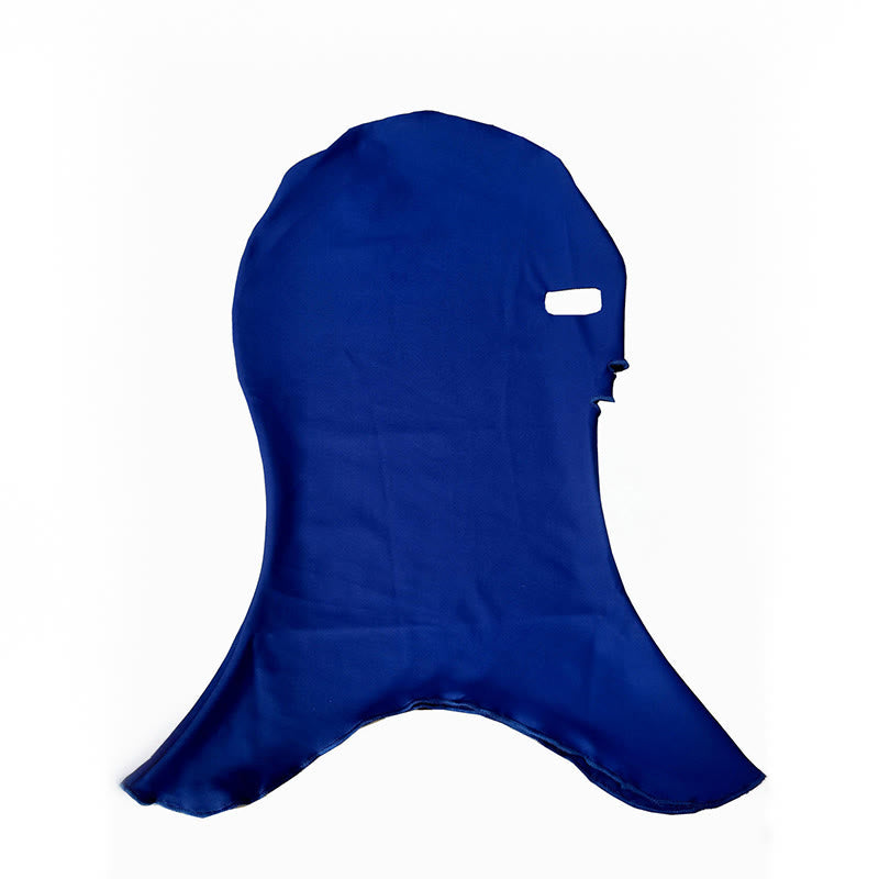 Masque de bain de couleur unie avec protection solaire - Bleu marine - One Size - image 12