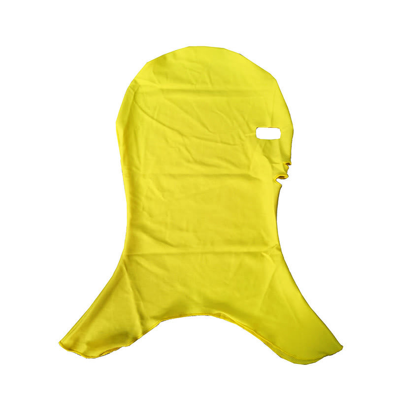 Masque de bain de couleur unie avec protection solaire - Jaune - One Size - image 6