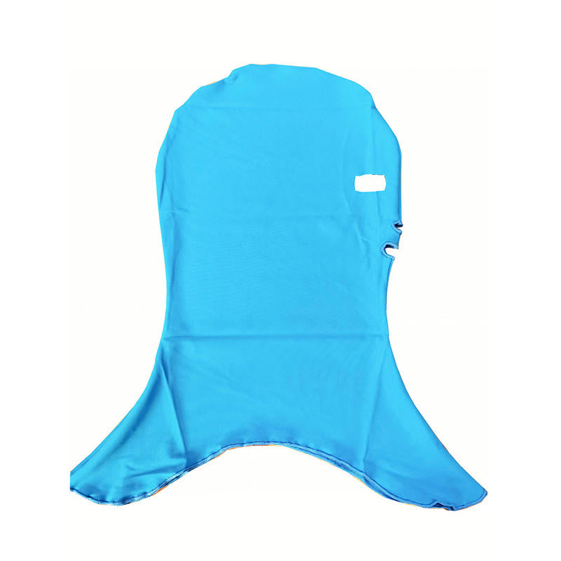 Masque de bain de couleur unie avec protection solaire - Bleu clair - One Size - image 9