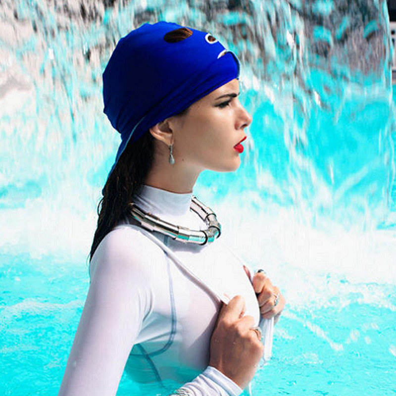 Masque de bain de couleur unie avec protection solaire - image 2