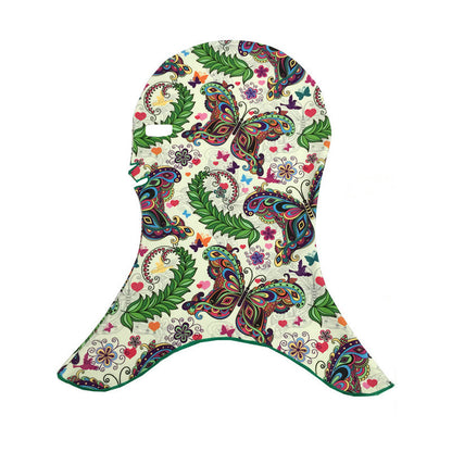 Masque de protection solaire à motifs animaux et fleurs - J - One Size - image 10