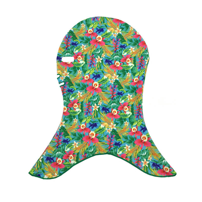 Masque de protection solaire à motifs animaux et fleurs - H - One Size - image 8