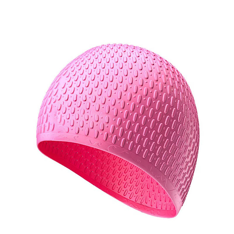 Bonnet de bain en forme de larme - Fuchsia - One Size - image 5