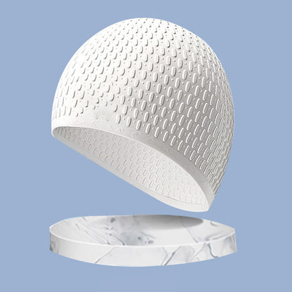 Bonnet de bain en forme de larme - Blanc - One Size - image 3