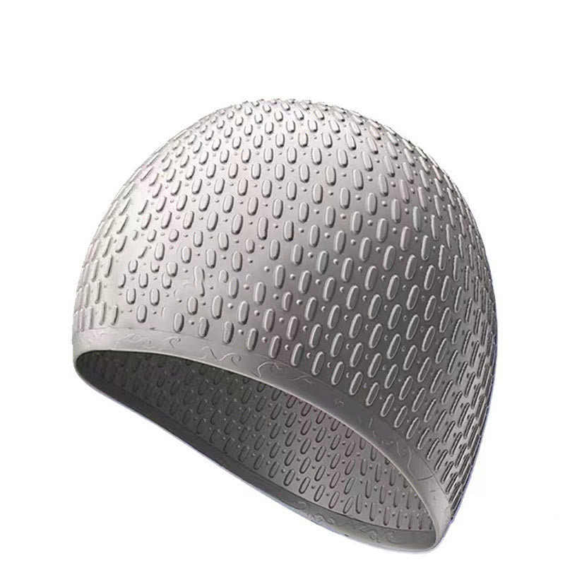 Bonnet de bain en forme de larme - Gris - One Size - image 4