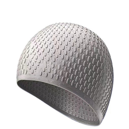 Bonnet de bain en forme de larme - Gris - One Size - image 4