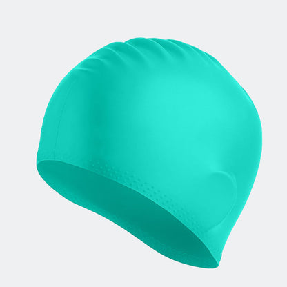 Bonnet de bain antidérapant de couleur unie - Vert clair - One Size - image 12
