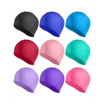 Bonnet de bain antidérapant de couleur unie - image 2