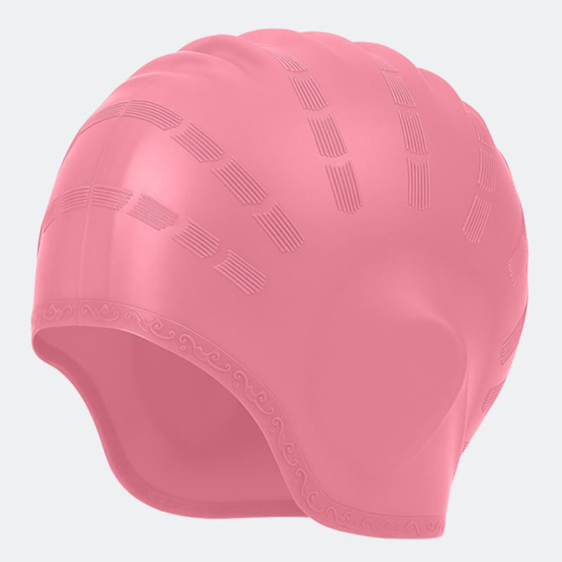 Bonnet de bain tridimensionnel élargi - Rose - One Size - image 11