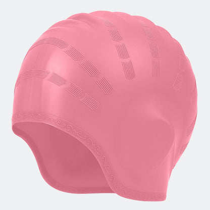 Bonnet de bain tridimensionnel élargi - Rose - One Size - image 11