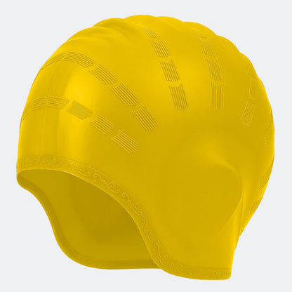 Bonnet de bain tridimensionnel élargi - Jaune - One Size - image 15