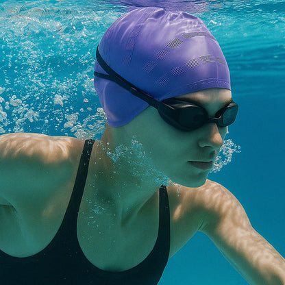 Bonnet de bain tridimensionnel élargi - image 0