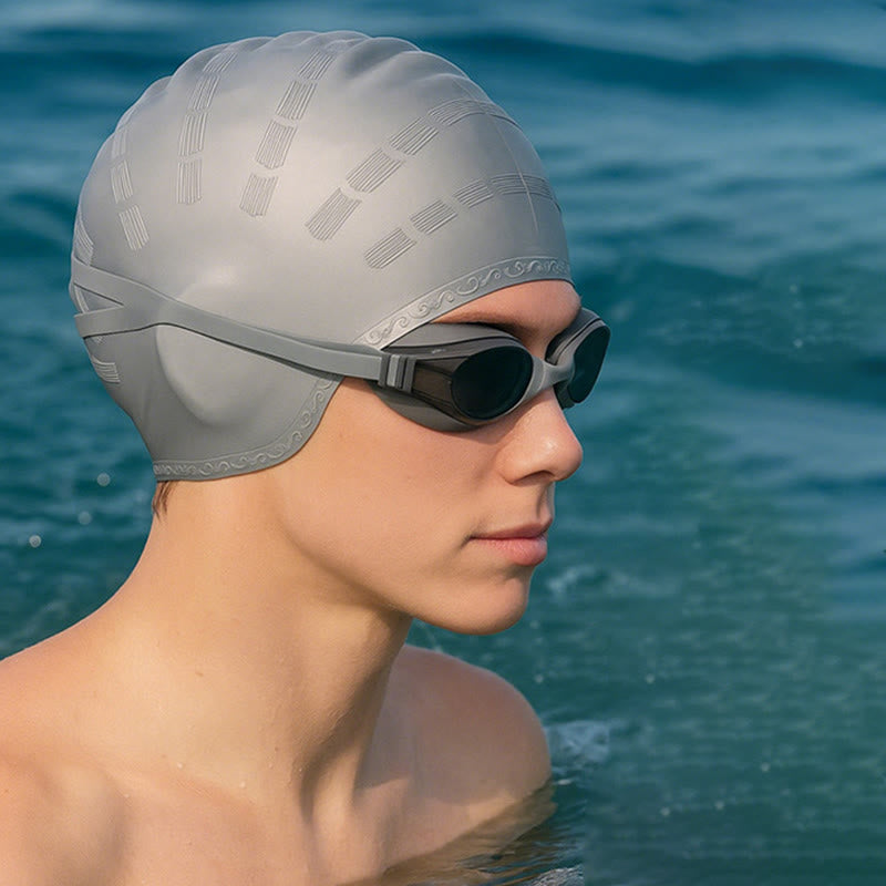 Bonnet de bain tridimensionnel élargi - image 2