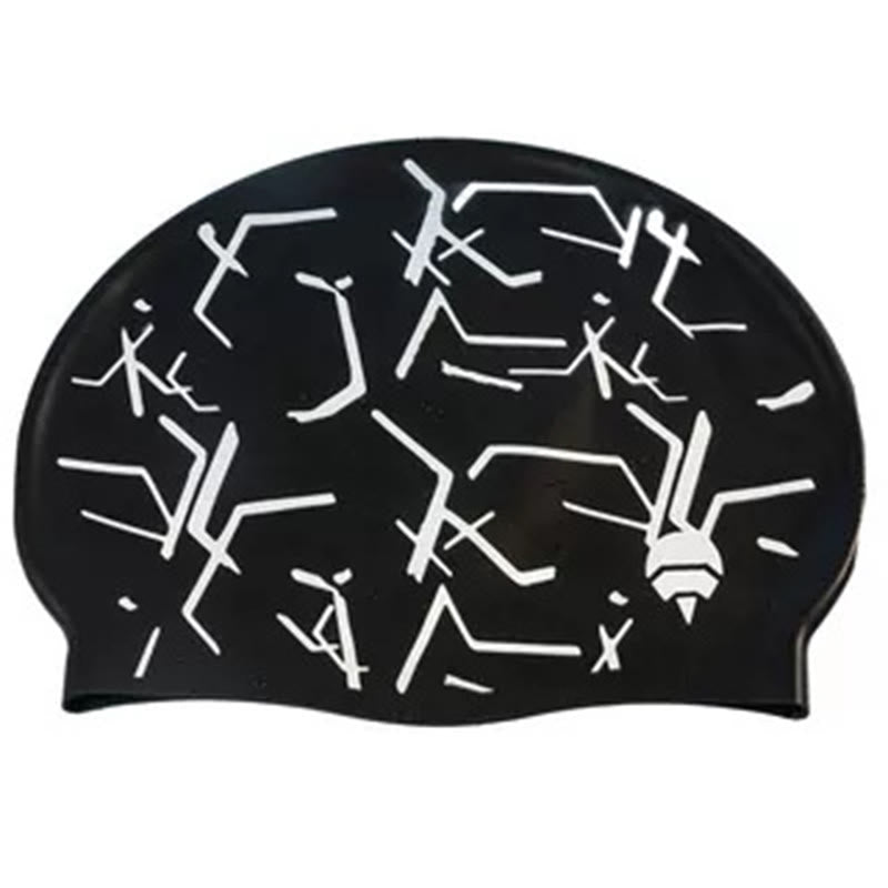 Bonnet de bain au design technologique - G - One Size - image 9