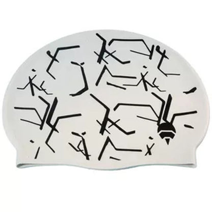 Bonnet de bain au design technologique - F - One Size - image 8