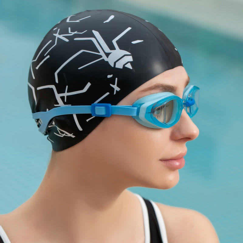 Bonnet de bain au design technologique - image 1
