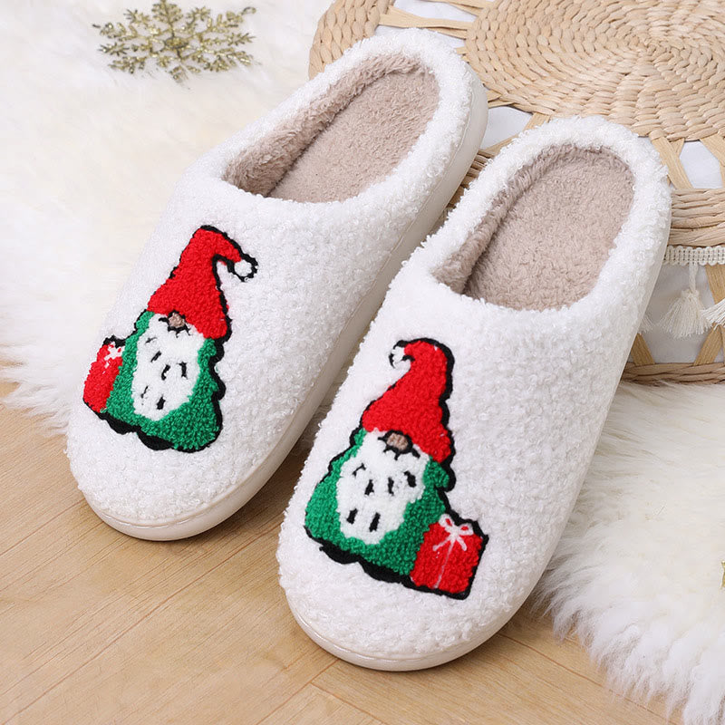 Chaussons Gnomes de Noël grande taille - Blanc - EU44-45(US10-11) - image 1