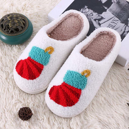 Chaussons à motifs de chaussettes et de cadeaux grande taille - image 0