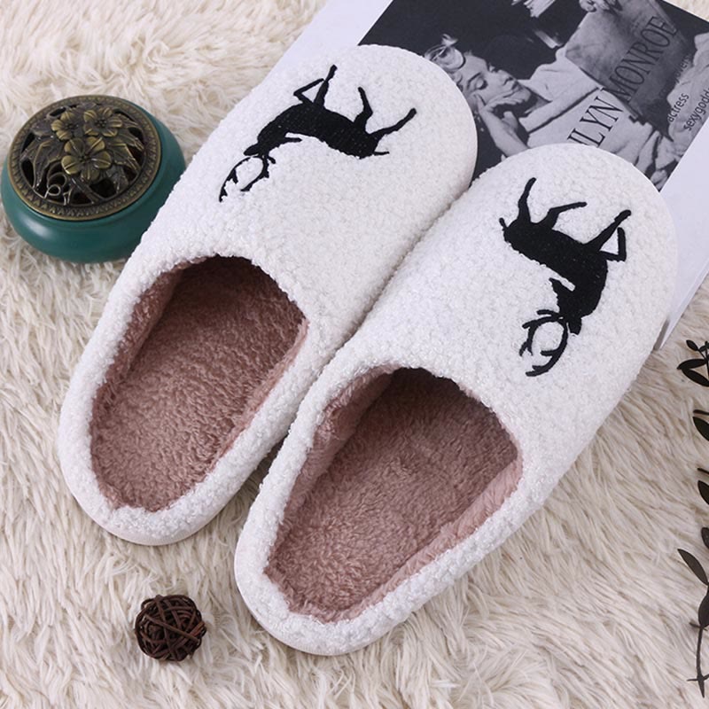 Chaussons renne grande taille - Blanc - EU44-45(US10-11) - image 2