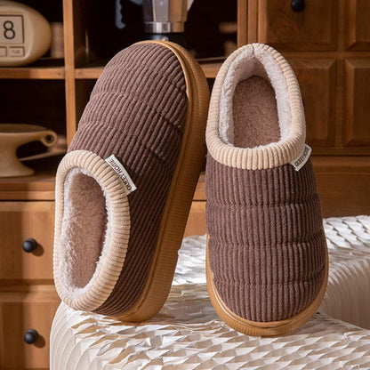 Chaussons simples grande taille pour la maison - Café - EU44-45(US9-10) - image 8