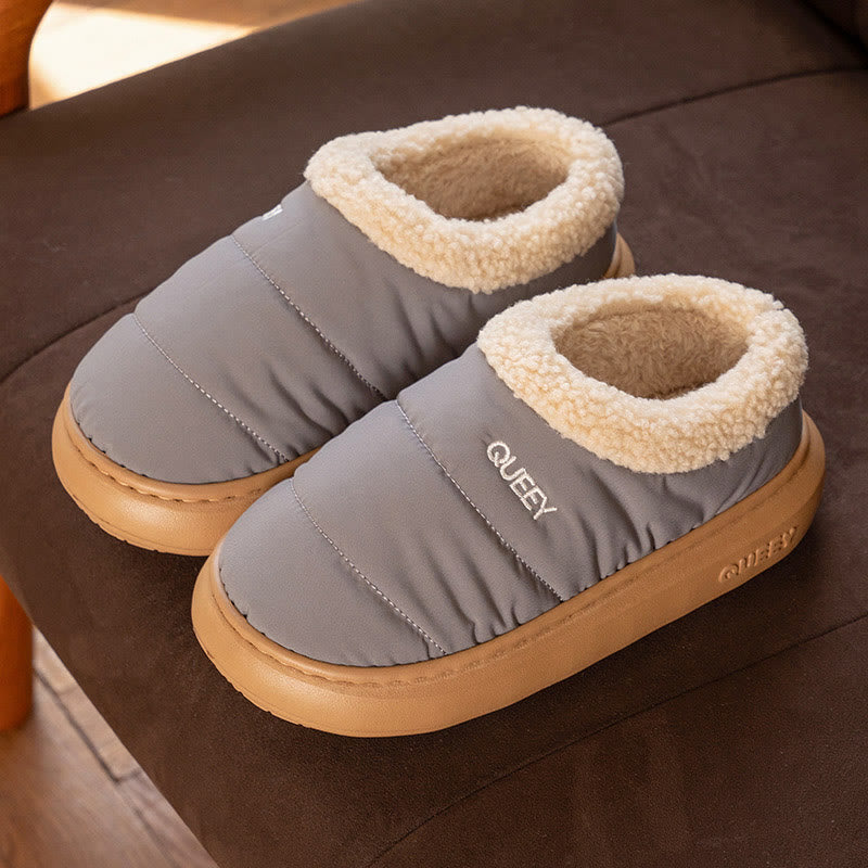 Chaussons tendance grande taille doux pour la peau - Gris - EU43-44(US9-10) - image 11