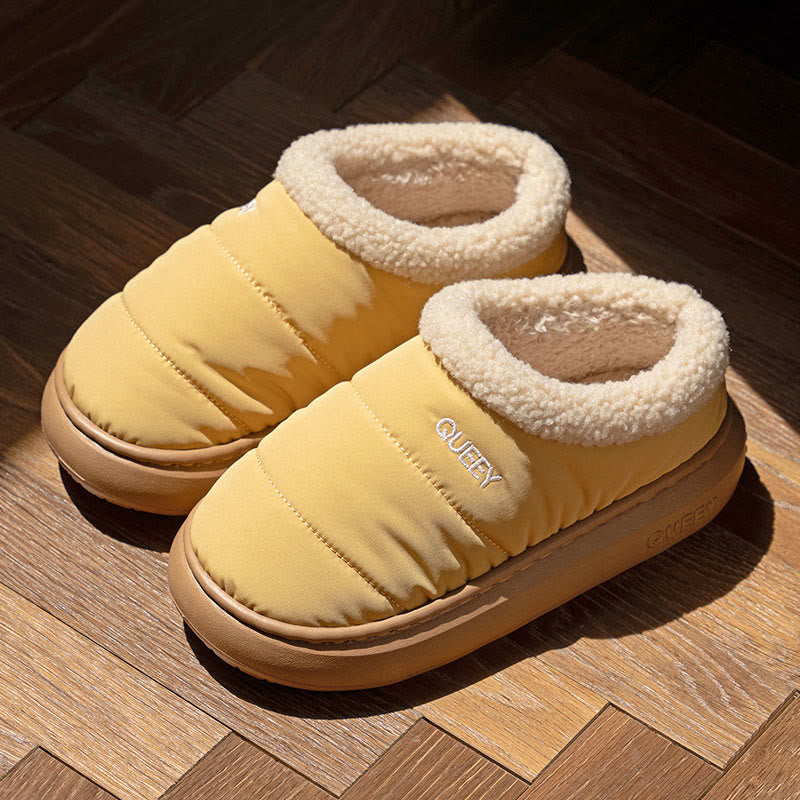 Chaussons tendance grande taille doux pour la peau - Jaune - EU43-44(US9-10) - image 10