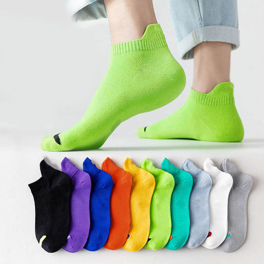 Chaussettes de compression multicolores en maille grande taille (10 paires) - Multicolore - EU39-44 (US6-10) - image 0