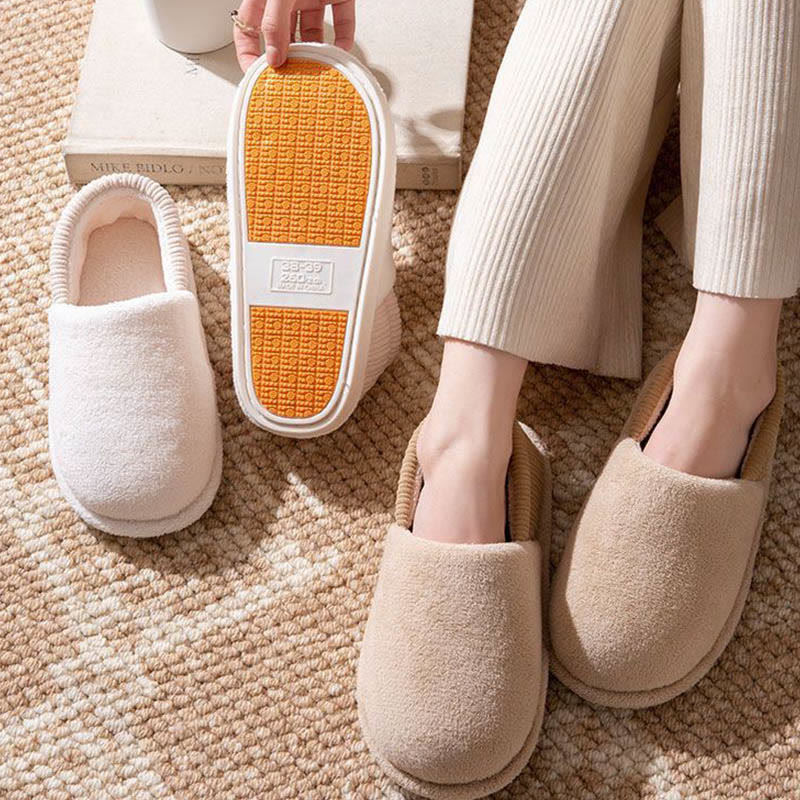 Chaussons souples de couleur unie grande taille - image 0