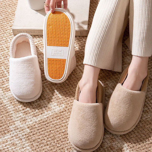 Chaussons souples de couleur unie grande taille - image 0