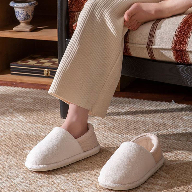 Chaussons souples de couleur unie grande taille - image 4