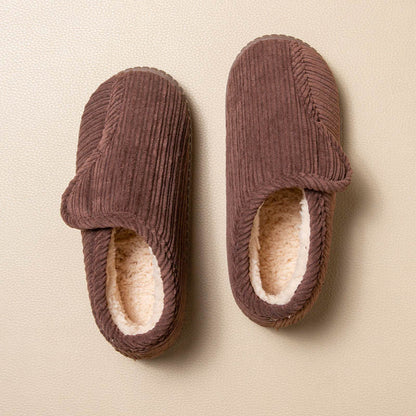 Chaussons chauds antidérapants grande taille - Café - EU43-44(US9-10) - image 5